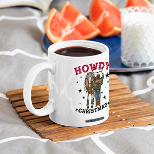 Funny Nutcracker Cowboy Howdy Christmas Coffee Mug Western Holiday Gift TS12 Print Your Wear