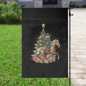 Funny Nutcracker Riding Horse Garden Flag Western Life Christmas Gift TS12 Print Your Wear