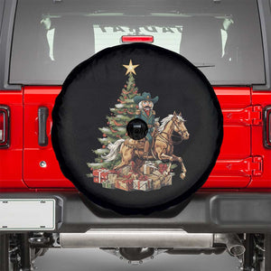 Funny Nutcracker Riding Horse Spare Tire Cover Western Life Christmas Gift TS12 Black Print Your Wear