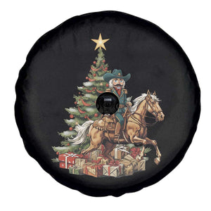 Funny Nutcracker Riding Horse Spare Tire Cover Western Life Christmas Gift TS12 Print Your Wear