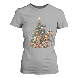 Funny Nutcracker Riding Horse T Shirt For Women Western Life Christmas Gift TS12 Sport Gray Print Your Wear