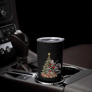 Outlaw Cowboy On Skeleton Horse Tumbler Cup Dark Western Christmas TS12 Print Your Wear