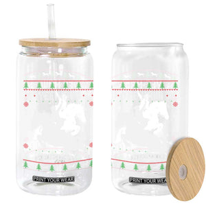 Yee Haw It Is Christmas Glass Can Funny Ugly Xmas Rodeo Gift For Cowgirl TS12 Print Your Wear