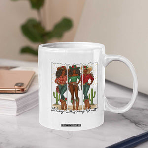 Merry Christmas Y'all Coffee Mug Funny Western Holiday Gift For Cowgirl TS12 Print Your Wear