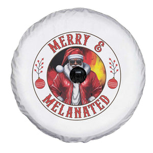 Black Santa Merry And Melanated Spare Tire Cover Christmas Holiday Gift TS12 Print Your Wear