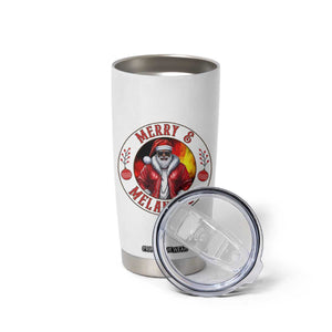 Black Santa Merry And Melanated Tumbler Cup Christmas Holiday Gift TS12 Print Your Wear