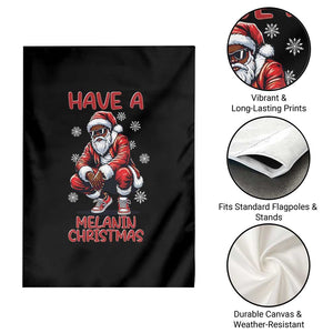 Have A Melanin Christmas Garden Flag Black Pride Xmas Gift TS12 Print Your Wear