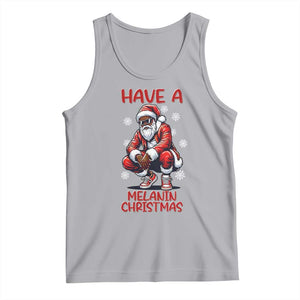 Have A Melanin Christmas Tank Top Black Pride Xmas Gift TS12 Athletic Heather Print Your Wear