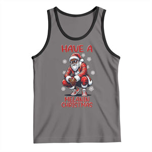 Have A Melanin Christmas Tank Top Black Pride Xmas Gift TS12 Deep Heather Black Print Your Wear