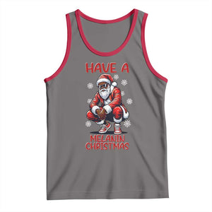 Have A Melanin Christmas Tank Top Black Pride Xmas Gift TS12 Deep Heather Red Print Your Wear