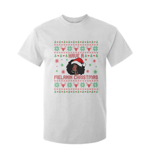 Have A Melanin Christmas T Shirt For Kid Cute Black Santa Girl Ugly Xmas TS12 White Print Your Wear