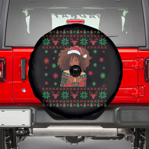 Black Queen Christmas Spare Tire Cover African American Girl Black Pride TS12 Black Print Your Wear