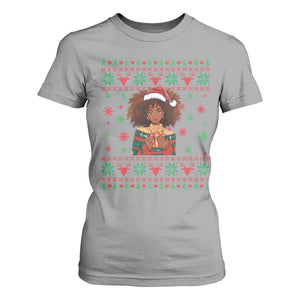 Black Queen Christmas T Shirt For Women African American Girl Black Pride TS12 Sport Gray Print Your Wear