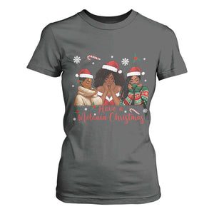 Have A Melanin Christmas T Shirt For Women Black Girl Xmas Gift TS12 Dark Heather Print Your Wear