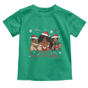 Have A Melanin Christmas Toddler T Shirt Black Girl Xmas Gift TS12 Irish Green Print Your Wear