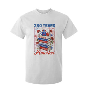 250 Years Of America American Teacher Graphic T Shirt For Kid Patriotic Educator Gift TS12 White Print Your Wear