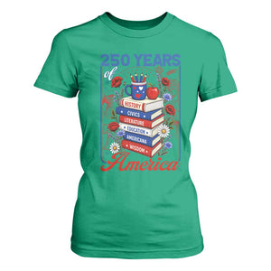 250 Years Of America American Teacher Graphic T Shirt For Women Patriotic Educator Gift TS12 Irish Green Print Your Wear