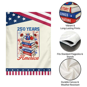 250 Years Of America American Teacher Graphic Patriotic Garden Flag Educator Gift TS12 Print Your Wear