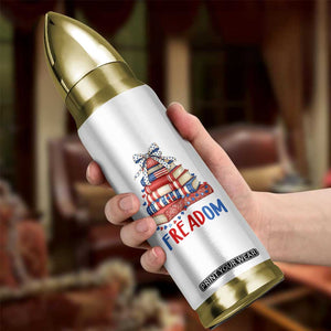 Funny Patriotic Book Lover Gift Bullet Tumbler Freadom TS12 Print Your Wear