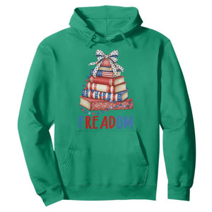 Funny Patriotic Book Lover Gift Hoodie Freadom TS12 Irish Green Print Your Wear