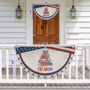 Funny Book Lover Gift Patriotic Fan Flag Freadom