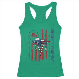 Patriotic ED Nurse Gift Racerback Tank Top 250 Years Of Emergency Department TS12 Irish Green Print Your Wear
