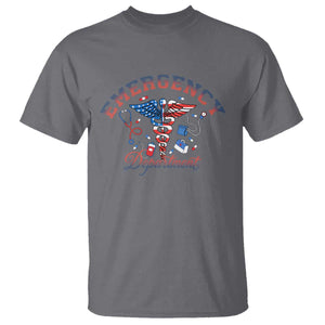Patriotic Emergency Department T Shirt USA 250th Anniversary Medical Gift TS12 Charcoal Print Your Wear