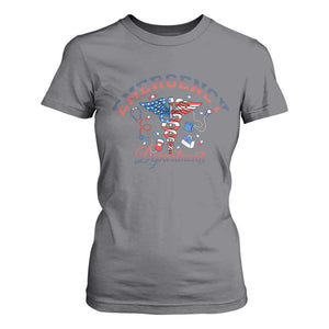 Patriotic Emergency Department T Shirt For Women USA 250th Anniversary Medical Gift TS12 Charcoal Print Your Wear