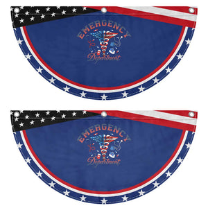 Emergency Department Patriotic Fan Flag USA 250th Anniversary Medical Gift