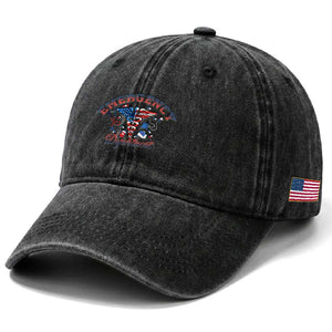 Patriotic Emergency Department Washed Cotton Baseball Cap USA 250th Anniversary Medical Gift TS12 Print Your Wear