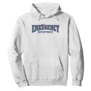 Patriotic ER Nurse Gift Hoodie America 250th Anniversary TS12 White Print Your Wear