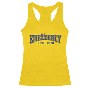 Patriotic ER Nurse Gift Racerback Tank Top America 250th Anniversary TS12 Daisy Print Your Wear