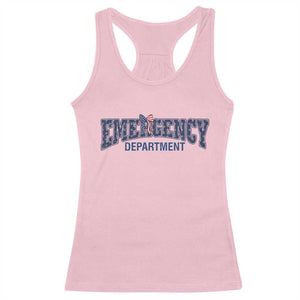 Patriotic ER Nurse Gift Racerback Tank Top America 250th Anniversary TS12 Light Pink Print Your Wear