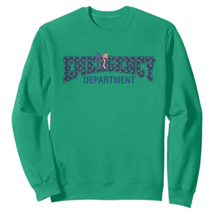 Patriotic ER Nurse Gift Sweatshirt America 250th Anniversary TS12 Irish Green Print Your Wear