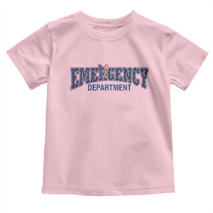 Patriotic ER Nurse Gift Toddler T Shirt America 250th Anniversary TS12 Light Pink Print Your Wear