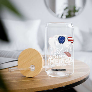 Merica Labrador Retriever Lover Glass Can 250th Anniversary Gift TS12 Print Your Wear