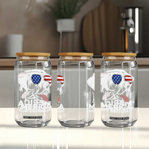 Merica Labrador Retriever Lover Glass Can 250th Anniversary Gift TS12 Print Your Wear