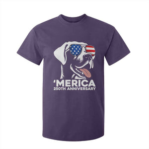 Merica Labrador Retriever Lover T Shirt For Kid 250th Anniversary Gift TS12 Purple Print Your Wear