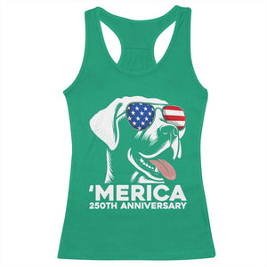 Merica Labrador Retriever Lover Racerback Tank Top 250th Anniversary Gift TS12 Irish Green Print Your Wear