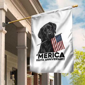 Patriotic Labrador Retriever Garden Flag America 250th Anniversary Gift TS12 Print Your Wear