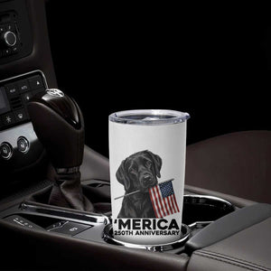 Patriotic Labrador Retriever Tumbler Cup America 250th Anniversary Gift TS12 Print Your Wear