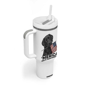 Patriotic Labrador Retriever Tumbler With Handle America 250th Anniversary Gift TS12 Print Your Wear