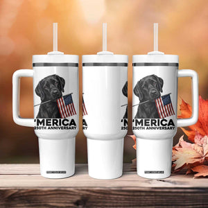 Patriotic Labrador Retriever Tumbler With Handle America 250th Anniversary Gift TS12 Print Your Wear