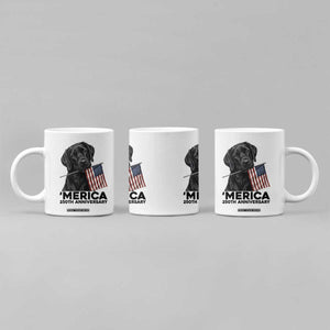 Patriotic Labrador Retriever Coffee Mug America 250th Anniversary Gift TS12 Print Your Wear