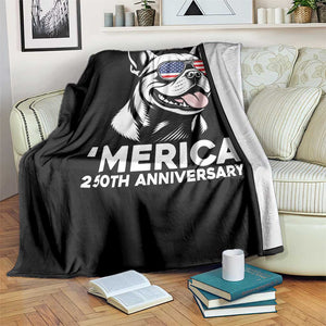 Merica French Bulldog Lover Throw Blanket 250th Anniversary Gift TS12 Print Your Wear