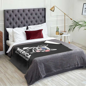 Merica French Bulldog Lover Throw Blanket 250th Anniversary Gift TS12 Print Your Wear