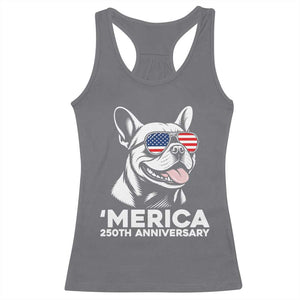 Merica French Bulldog Lover Racerback Tank Top 250th Anniversary Gift TS12 Charcoal Print Your Wear