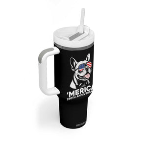 Merica French Bulldog Lover Tumbler With Handle 250th Anniversary Gift TS12 Print Your Wear