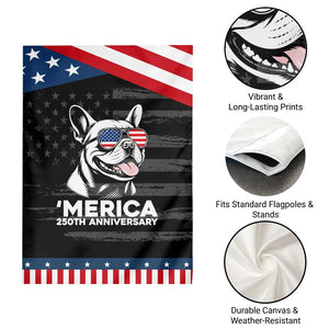 Merica French Bulldog Lover Patriotic Garden Flag 250th Anniversary Gift TS12 Print Your Wear