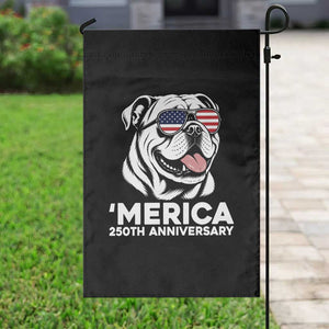 Merica English Bulldog Lover Garden Flag 250th Anniversary Gift TS12 Print Your Wear